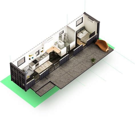 Efficient Floor Plan Ideas Inspired By Shipping Container Homes