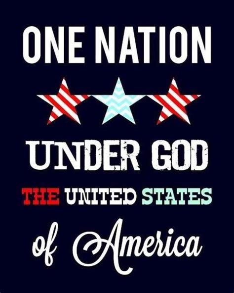 One Nation Under God One Nation Under God I Love America God