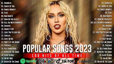 Billboard Hot 100 This Week New Pop Music Playlist 2023 Pop Hits 2023 Youtube