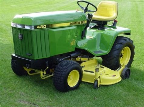 JOHN DEERE LAWN TRACTOR HISTORY THE 1980 S