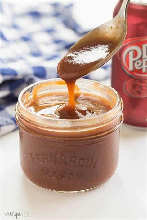 Pepper bbq sauce is sweet, sticky, and is great on grilled chicken, beef, pork or anything! Easy Homemade Dr. Pepper BBQ Sauce Recipe
