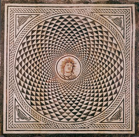 Theancientwayoflife Mosaic Floor With Head Of Medusa Culture