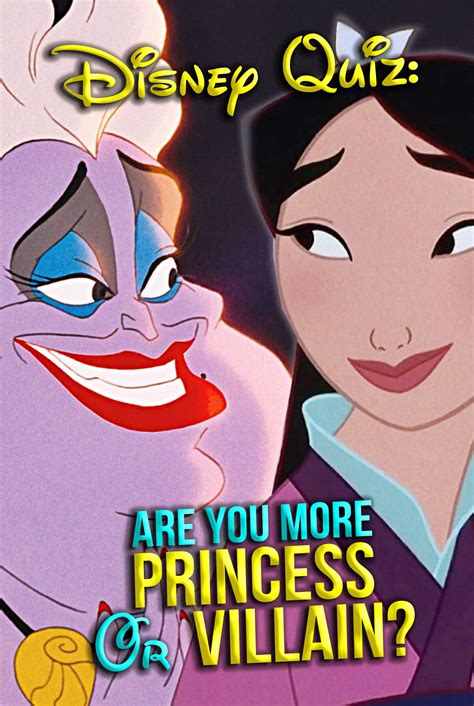 Disney Quiz Are You More Princess Or Villain Disney Quiz Disney