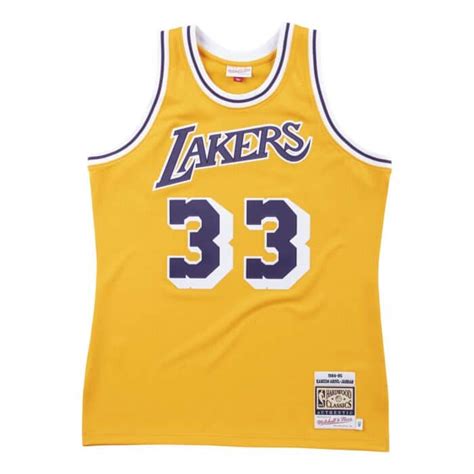 Authentic Jersey Los Angeles Lakers 1984 85 Kareem Abdul Jabbar Shop