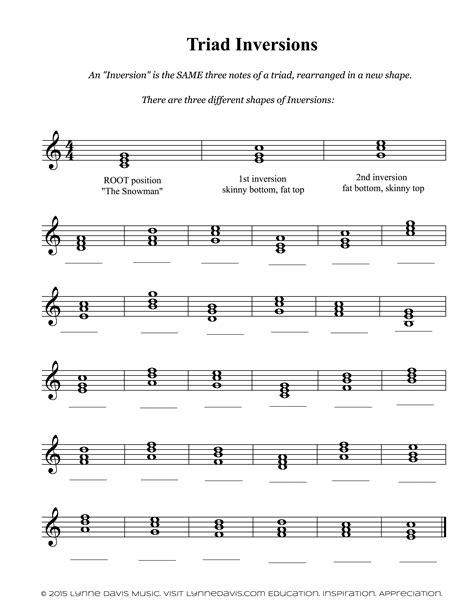 Triads And 7th Chords All Keys All Inversions Sheet Music 24 Pages