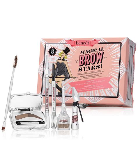 Benefit Cosmetics 6 Pc Limited Edition Magical Brow Stars Set A 140 Value In Keepsake Box