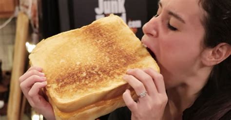 Everything Is Oversized And Awesome In This Giant Grilled Cheese