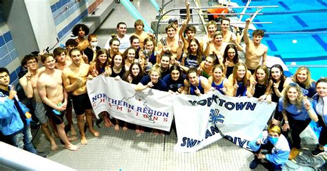 Yorktown Teams Sweep Region Swim And Dive Titles Sports