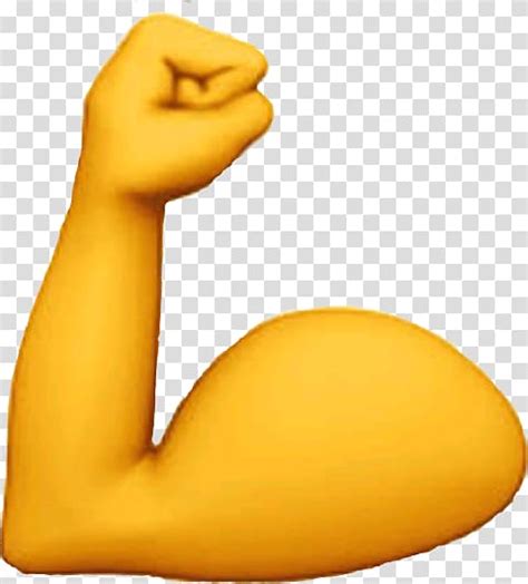 Emoticone Bras Musclé Emoji Doblado De La Mano Del Bíceps Ilustración
