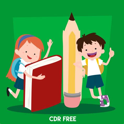 20 contoh gambar animasi anak sekolah terlengkap cikimm.com. Download Kartun Anak Sekolah CDR | guru corel