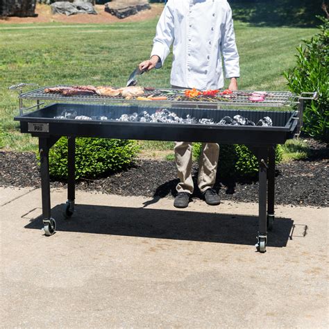 Backyard Pro Char60 60 Heavy Duty Steel Charcoal Grill With Removable