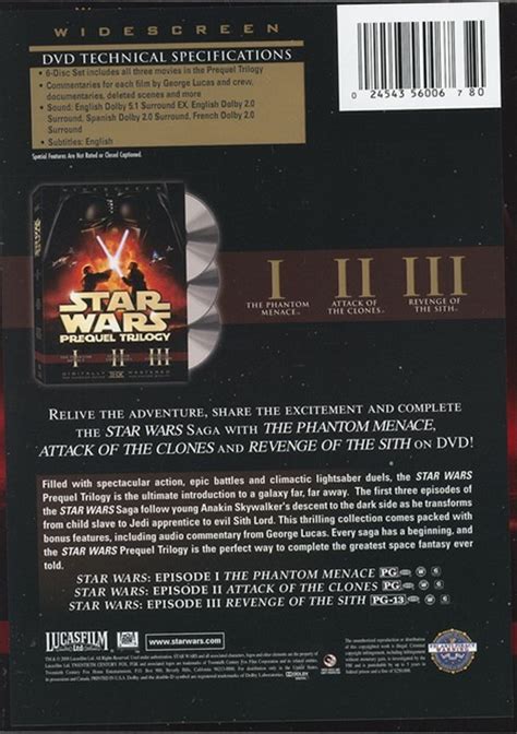 Star Wars Prequel Trilogy Dvd Dvd Empire