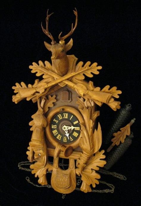 Fantastic Large 8 Day Hunter Cuckoo Clock By Wierclock On Etsy