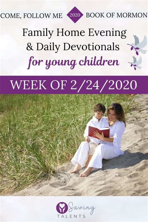 Come Follow Me 2242020 Devotionals And Fhe For Children