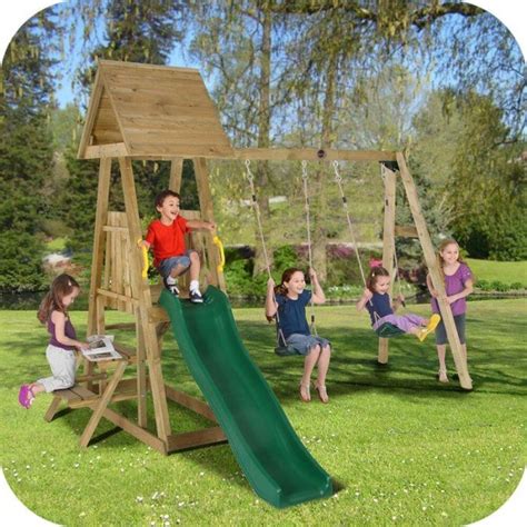 Plum Kids Outdoor Play Equipment W Swings Slide Kids Outdoor Play