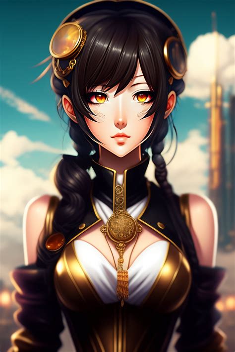 Lexica Anime Style Hybride Steampunk