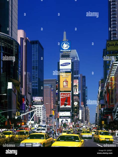 1998 HISTORICAL STREET SCENE TIMES SQUARE MANHATTAN NEW YORK CITY USA ...