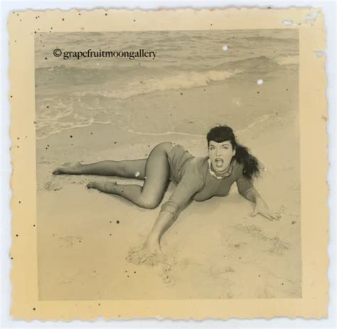 Bunny Yeager Estate Original Bettie Page Photograph Pin Up Rarity