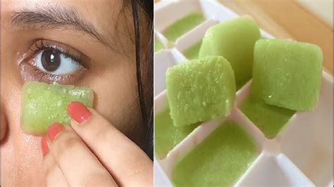 Rub Cucumber Ice Cubes To Remove Dark Circles Get Rid Of Puffy Eyes Eye Bags Youtube