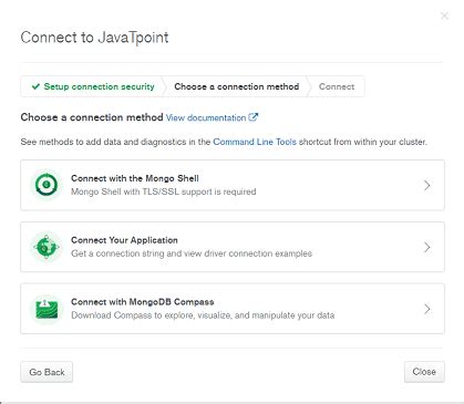 Distributes this program 100% for free. MongoDB Compass - javatpoint