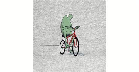 Frog On A Bike Frog T Shirt Teepublic