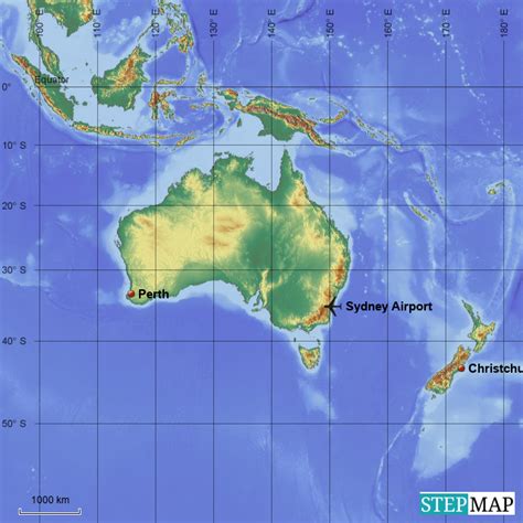 Free Printable Map Of Australia And New Zealand Printable Templates