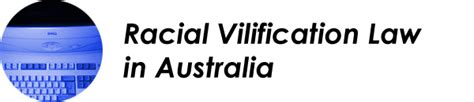 Racial Vilification Law In Australia Australian Human Rights Commission