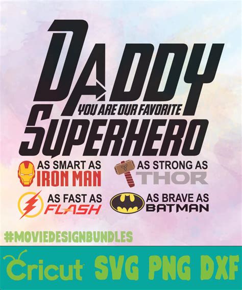 Dad Superhero Svg 201 Svg Design File