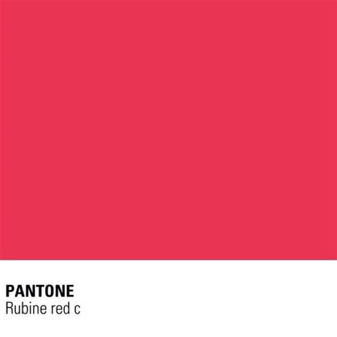 Rubine Red C Pantone Home List Red