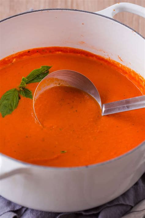 Homemade Creamy Tomato Soup Is An Easy 30 Minute Recipe Tomato Basil