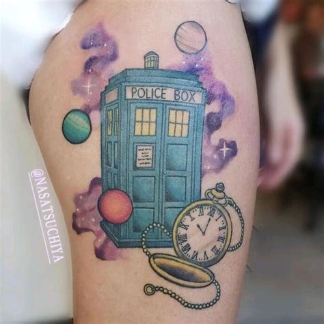 Love This Tardis By Nasa Tattoo Colortattoo Nyctattoo Art Bltnyc