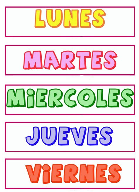 Esta celebración tiene su origen en el año 1989, como era de esperar, con motivos económicos. días de la semana … | Calendario para niños, Rutina diaria ...