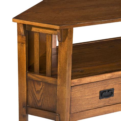Our broad selection of ranges include mango wood, painted grey, painted cream. Amazon.com - SEI Carson Oak Corner Media Stand - Oak ...
