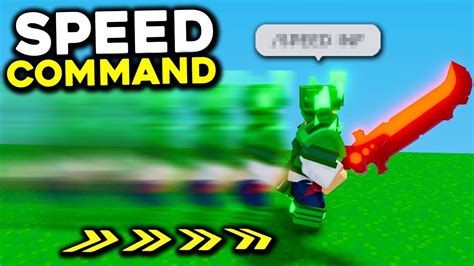 New Infinite Speed Command Roblox Bedwars Youtube