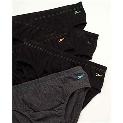 Reebok Mens Underwear Low Rise Briefs 10 Pack At Mens Clothing