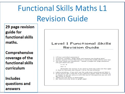 Functional Skills Past Papers
