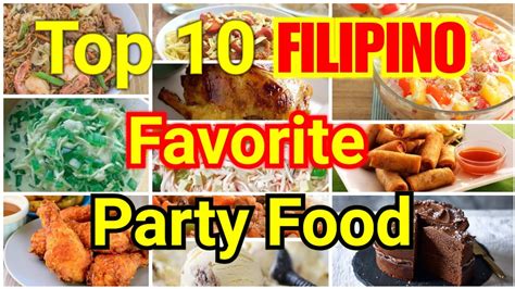 Christmas in the philippines is all about gatherings, food, and more gatherings with more food. Top 10 Filipino Favorite Party Food.. - YouTube