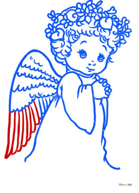 How To Draw Adorable Angel Christmas Angels