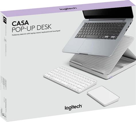 Logitech Casa Pop Up Desk Foldaway Kit At Mighty Ape Nz