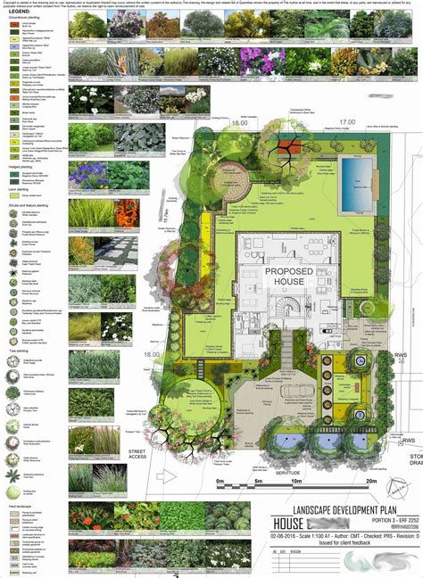 Modern Residential Landscape Development Plan Ландшафтные планы