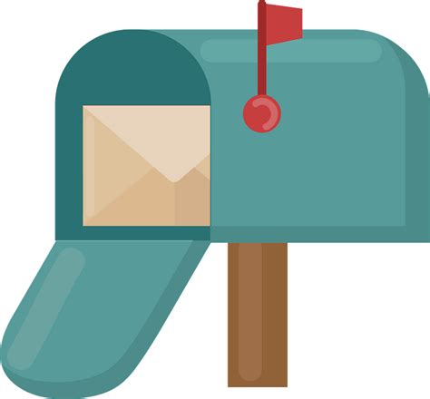 Postal De Correo Con La Carta Dentro De La Plantilla De Dise O C