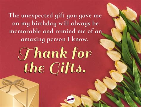 100 Best Thank You Messages For Gifts Received