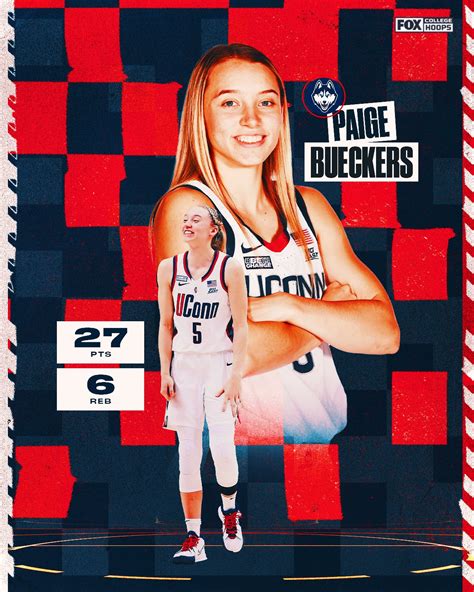 fox college hoops on twitter paige buckets is back at it 🙌 paigebueckers1 s 27 points helped