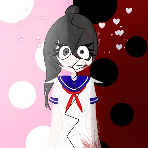 My Most Recent Drawing Of Ayano Aishi By Fanberry On Deviantart