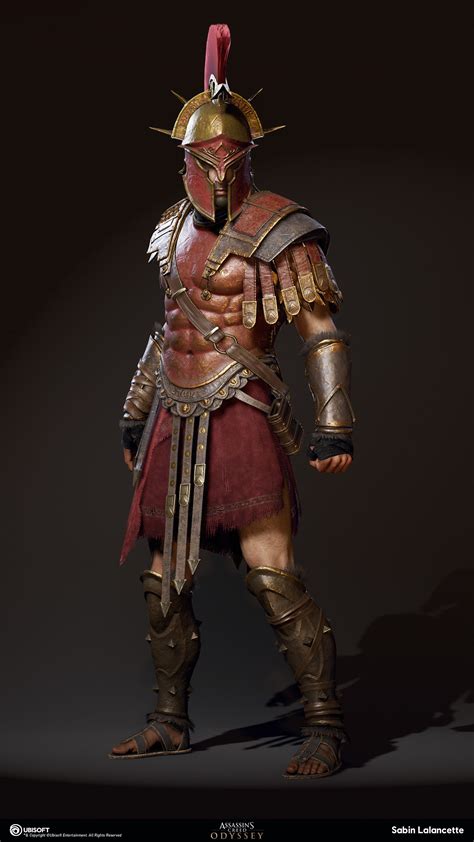 Artstation Alexios Kassandra Outfit Spartan War Hero Sabin