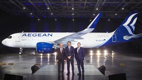 Aegean Presents New Livery Adds First Airbus A320neo Images