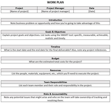 What Is A Work Plan How To Make A Work Plan In 7 Steps Projectmanager