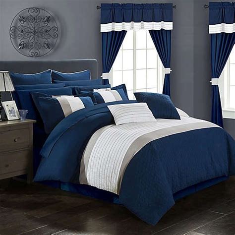 King Bed In A Bag Bed Bath And Beyond Comforter Sets Blue Comforter
