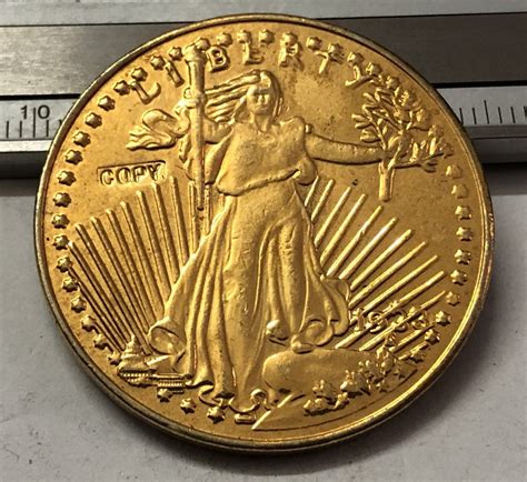 1933 20 dollar gold coin copy. 1933 United States Saint Gaudens $20 Twenty Dollars Gold Copy Coin
