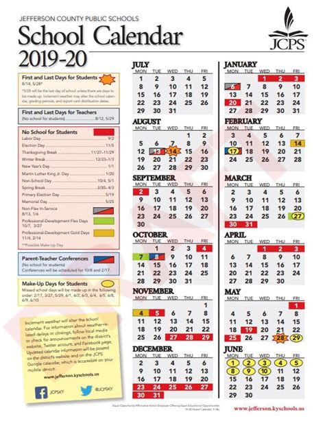 Jcps School Calendar 2020 21 Calendar Fall 2020